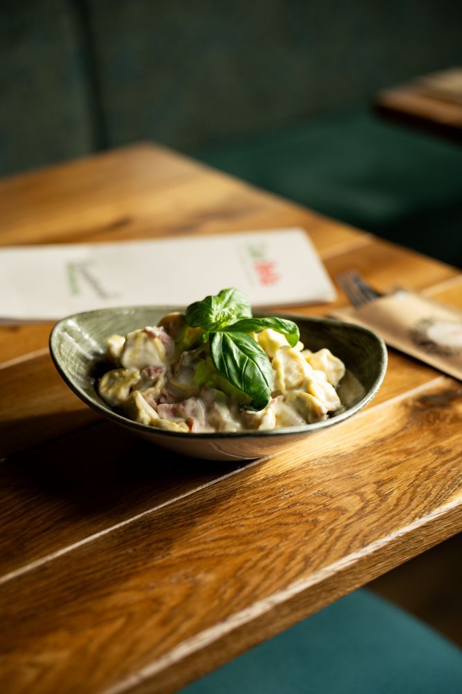 Tortellini alla Panna Nahaufnahme